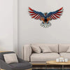 Handmade Bald Eagle with Flag Wings