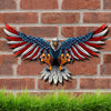 Handmade Bald Eagle with Flag Wings