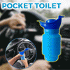 Tate Emergency Anti-leak Flexible Unisex Pocket Toilet For Travel & More