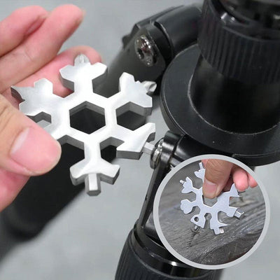 Portable 18 In 1 Snowflake Multi-tool