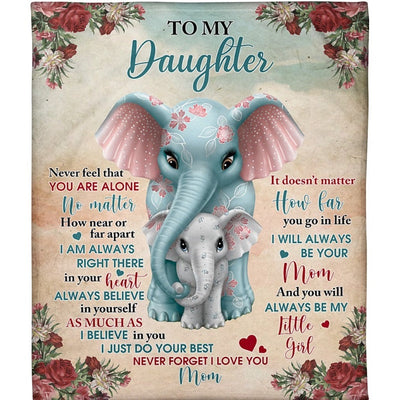 To My Daughter - From Mom  - A321 - Premium Blanket