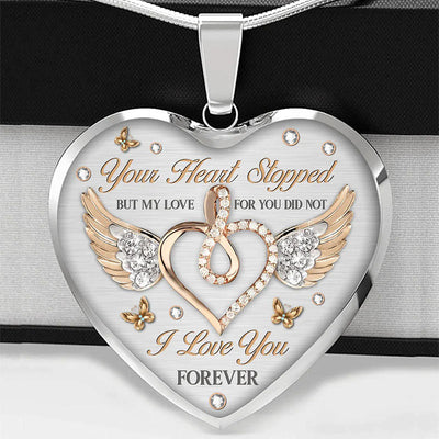 I Love You Forever Heart Necklace
