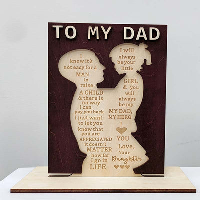 Father's Day Wooden Decoration