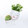 Cute Lady Face Plant Pot