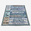 To My Husband - From Wife - A608 - Premium Blanket