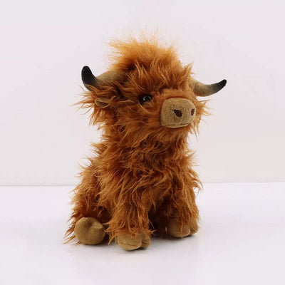 Eco-Friendly Scottish Highland Cow Soft Plush Toy