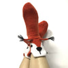 Red Squirrel Knitted Warm 3D Floor Socks