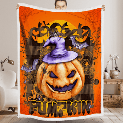Pumpkin Boo Boo Halloween Blanket