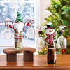 Holiday Wine Bottle & Glass Holders
