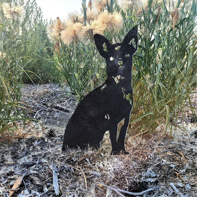 Chihuahua Metal Silhouette