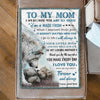 To My Mom - From Son  - A372 - Premium Blanket