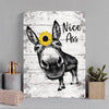 Funny Donkey Sunflower Metal Sign Unique Gifts For Home
