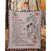 To My Wife - From Husband - A326 - Premium Blanket