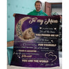 To My Mom - From Son - BearBlanket - A320 - Premium Blanket