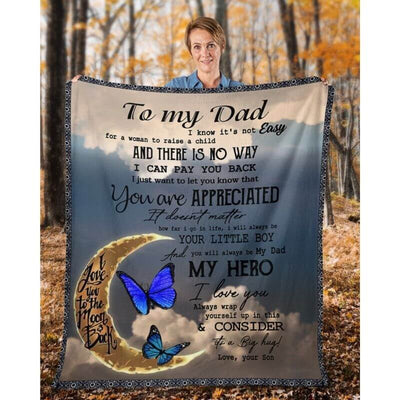 To My Dad - From Son - A314 - Premium Blanket