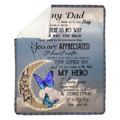 To My Dad - From Son - A314 - Premium Blanket