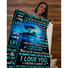 To My Wife - From Husband - A334 - Premium Blanket