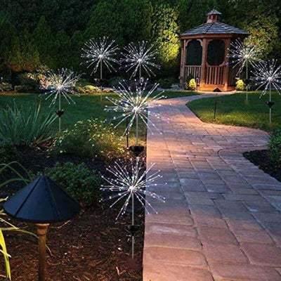 Waterproof Solar Garden Fireworks Light