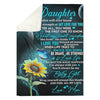 To My Daughter - From  Mom - A375 - Premium Blanket