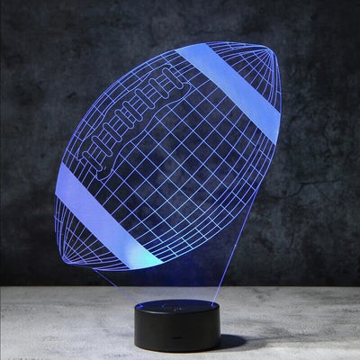 Football 3D Illusion Lamp