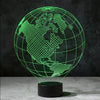 Globe 3D Illusion Lamp