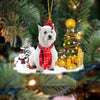 West Highland White Terrier Christmas Ornament SM018