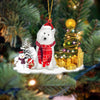 Samoyed Christmas Ornament SM094