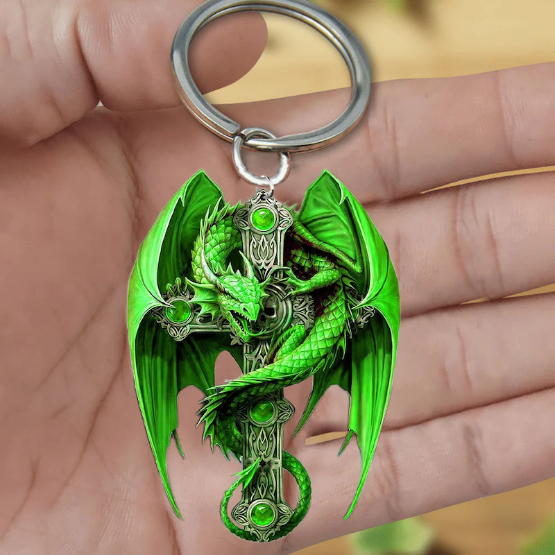 Gift For Dragon Lover Acrylic Keychain DK013
