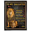 To My Daughter - From Dad - A385 - Premium Blanket