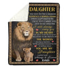 To My Daughter - From Dad - A383 - Premium Blanket