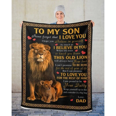 To My Son - From Dad - A387 - Premium Blanket