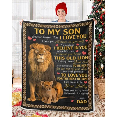 To My Son - From Dad - A387 - Premium Blanket