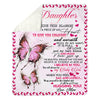 To My Daughter - From Mom - F022 - Premium Blanket