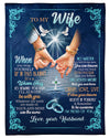 To My Wife - Husband A311 - Premium Blanket