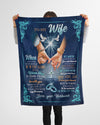 To My Wife - Husband A311 - Premium Blanket
