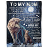 To My Mom - From Son  - A371 - Premium Blanket