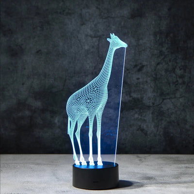 Giraffe 3D Illusion Lamp