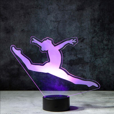 Gymnast 3D Illusion Lamp